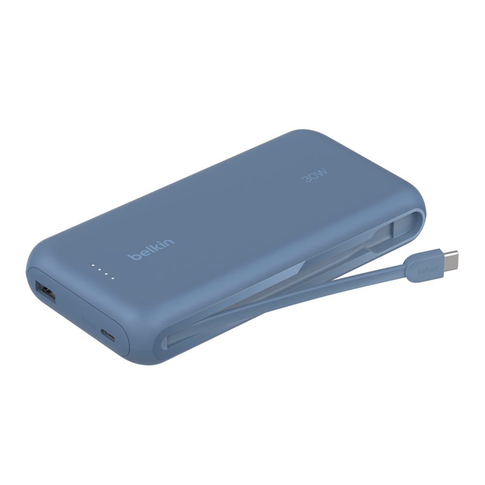 Belkin - Power bank - Lithium - Para Universal / Para iPhone 13 - 20K with 30WPD + Integrated US Guatemala