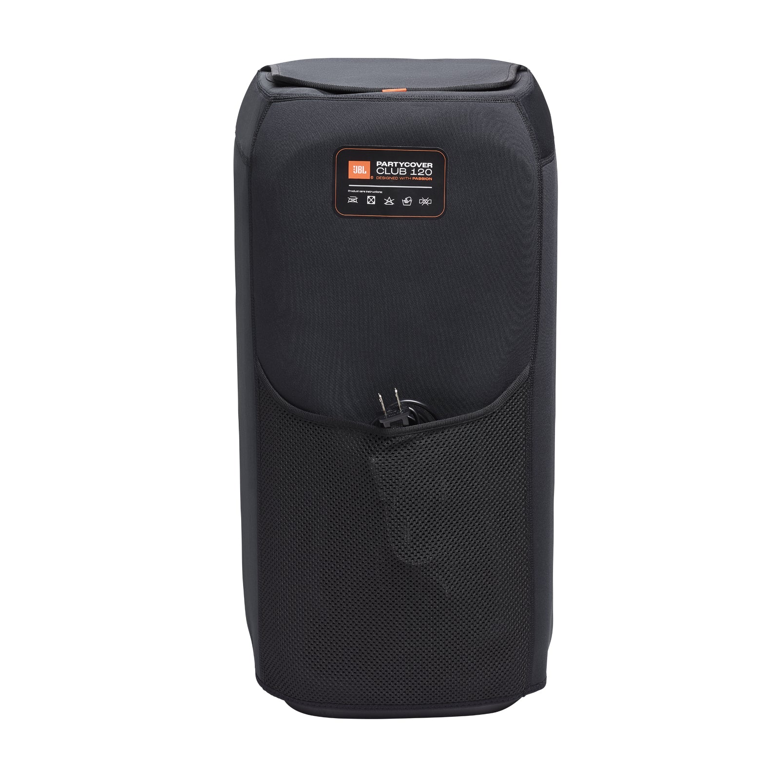 Cuando no estés usando tu JBL PartyBox Club 120 para animar el ambiente guárdalo de forma segura con la funda JBL PartyCover Club 120. Fabricada con el mismo material que un traje de buceo esta funda elegante duradera resistente al polvo y a los rayones es ligera y flexible pero lo suficientemente resistente como para proteger tu PartyBox Club 120 de daños durante el almacenamiento y el transporte. Protege tu inversión en sonido con la funda JBL PartyCover Club 120. Guatemala