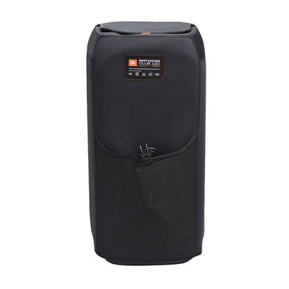 Cuando no estés usando tu JBL PartyBox Club 120 para animar el ambiente guárdalo de forma segura con la funda JBL PartyCover Club 120. Fabricada con el mismo material que un traje de buceo esta funda elegante duradera resistente al polvo y a los rayones es ligera y flexible pero lo suficientemente resistente como para proteger tu PartyBox Club 120 de daños durante el almacenamiento y el transporte. Protege tu inversión en sonido con la funda JBL PartyCover Club 120. Guatemala