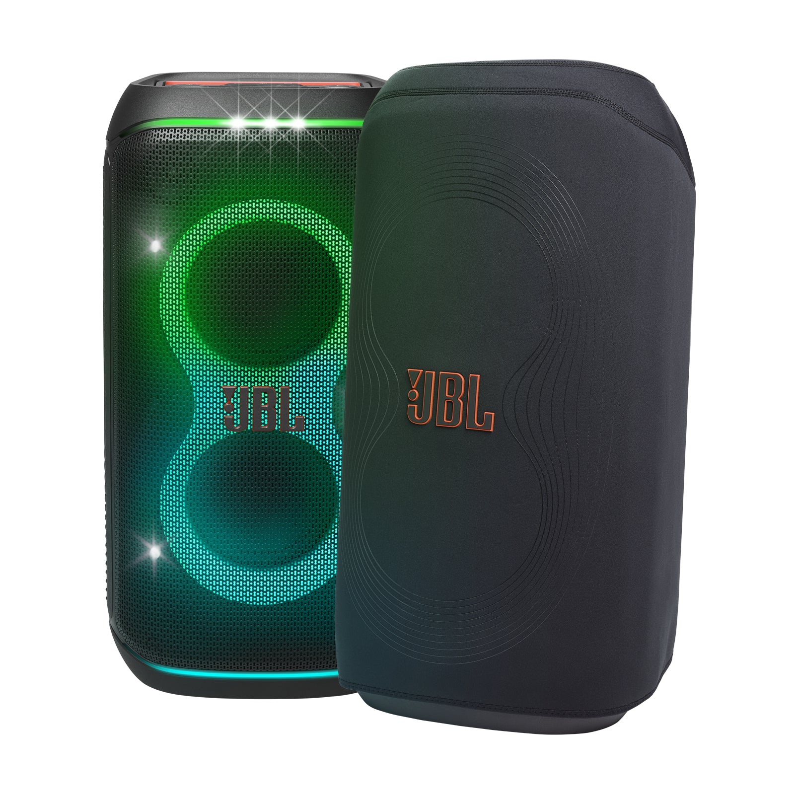 Cuando no estés usando tu JBL PartyBox Club 120 para animar el ambiente guárdalo de forma segura con la funda JBL PartyCover Club 120. Fabricada con el mismo material que un traje de buceo esta funda elegante duradera resistente al polvo y a los rayones es ligera y flexible pero lo suficientemente resistente como para proteger tu PartyBox Club 120 de daños durante el almacenamiento y el transporte. Protege tu inversión en sonido con la funda JBL PartyCover Club 120. Guatemala