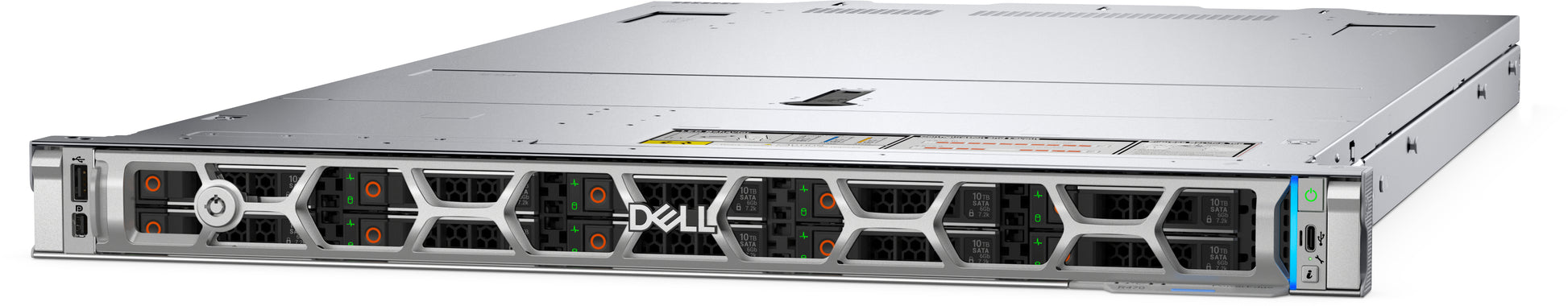 Dell - Server - Rack-mountable - Intel Xeon 6505P - DDR5 SDRAM - 480 GB Hard Drive Capacity - R470 Guatemala