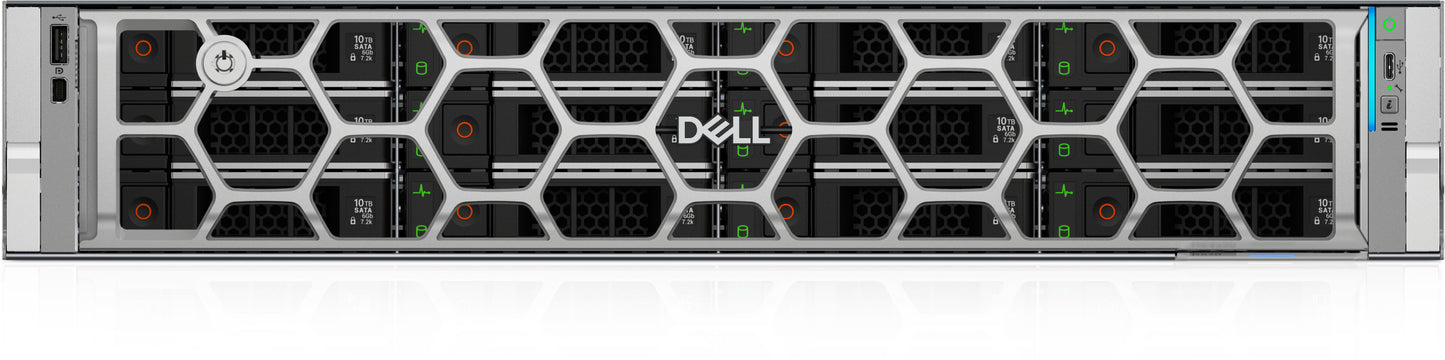 Dell - Server - Rack-mountable - Intel Xeon 6511P - DDR5 SDRAM - 2 TB Hard Drive Capacity - R570 Guatemala