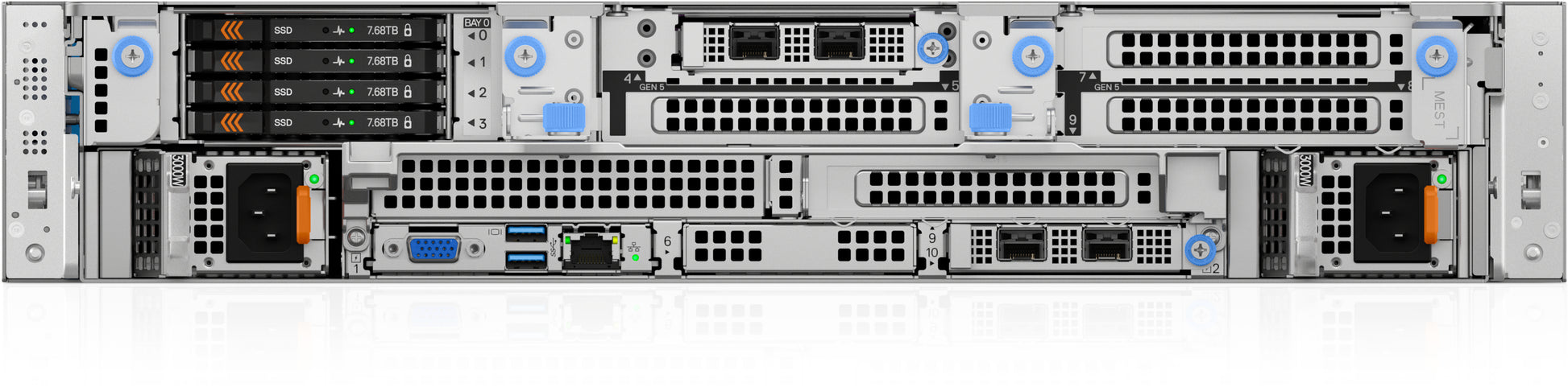Dell - Server - Rack-mountable - Intel Xeon 6511P - DDR5 SDRAM - 2 TB Hard Drive Capacity - R570 Guatemala
