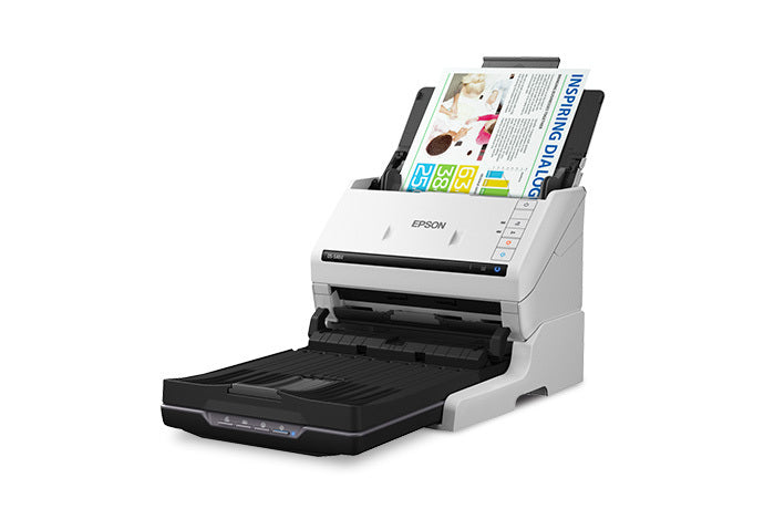 Epson DS-530 II - Escáner de documentos - hasta 35 ppm/70 ipm1 impresión a doble cara en 1 pasada - ADF 50 páginas - 600dpi - 27g/m2-413g/m2 - TWAIN / ISIS - Ciclo de trabajo diario 4000 páginas - USB 3.0 - Windows / macOS - 1 año de garantía Guatemala
