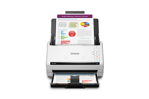 Epson DS-770 II - Escáner de documentos - Sensor de imagen de contacto (CIS) - a dos caras - 216 x 6096 mm - 600 ppp x 600 ppp - hasta 45 ppm (mono) / hasta 45 ppm (color) - Alimentador automático de documentos (ADF) (100 hojas) Guatemala