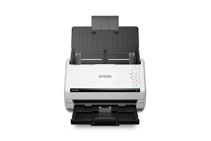 Epson DS-770 II - Escáner de documentos - Sensor de imagen de contacto (CIS) - a dos caras - 216 x 6096 mm - 600 ppp x 600 ppp - hasta 45 ppm (mono) / hasta 45 ppm (color) - Alimentador automático de documentos (ADF) (100 hojas) Guatemala
