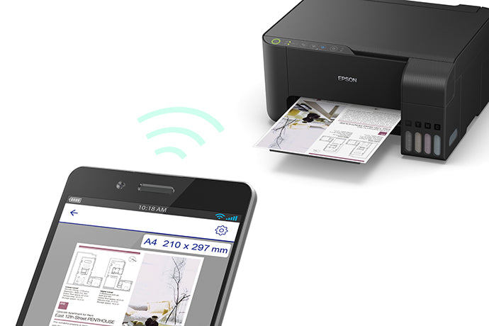 Epson EcoTank L3250 - Impresora multifunción - color - chorro de tinta - ITS - A4/Legal (material) - hasta 7.7 ppm (copiando) - hasta 10 ppm (impresión) - 100 hojas - USB 2.0 Wi-Fi(ax) Guatemala