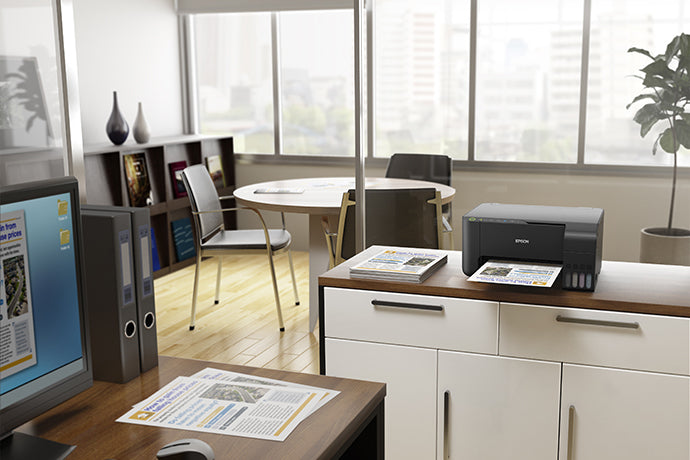 Epson EcoTank L3250 - Impresora multifunción - color - chorro de tinta - ITS - A4/Legal (material) - hasta 7.7 ppm (copiando) - hasta 10 ppm (impresión) - 100 hojas - USB 2.0 Wi-Fi(ax) Guatemala