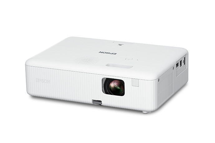 Epson EpiqVision Flex CO-W01 - Proyector 3LCD - portátil - 3000 lúmenes (blanco) - 3000 lúmenes (color) - WXGA (1280 x 800) - 16:10 - 720p - con 1 año de Epson Extra Care Home Service Guatemala