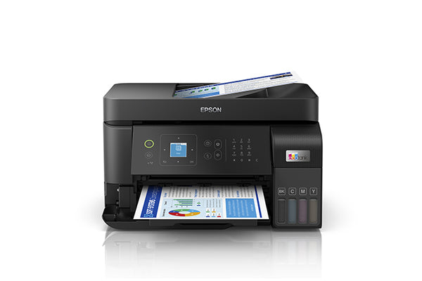 Epson L5590 - Impresora / Copiadora / Fax - Wi-Fi / Ethernet 10 Base-T/100 Base-TX/1000 Base-T - Latin AIO Guatemala