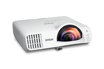 Epson PowerLite L210SF - Proyector 3LCD - 4000 lúmenes (blanco) - 4000 lúmenes (color) - Full HD (1920 x 1080) - 1080p - IEE 802.11a/b/g/n/ac inalámbrico/LAN/Miracast - con 3 años de Epson Road Service Program Guatemala