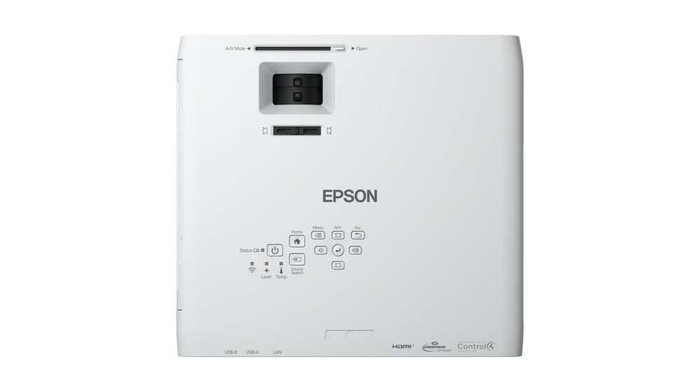 Epson PowerLite L260F - Proyector 3LCD - 4600 lúmenes (blanco) - 4600 lúmenes (color) - 16:9 - 1080p - IEE 802.11a/b/g/n/ac inalámbrico/LAN/Miracast - con 3 años de Epson Road Service Program Guatemala