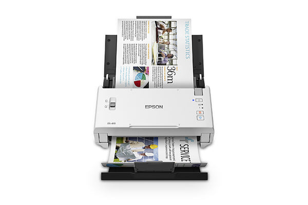 Epson WorkForce DS-410 - Escáner de documentos - Sensor de imagen de contacto (CIS) - a dos caras - Letter - 600 ppp x 600 ppp - hasta 26 ppm (mono) / hasta 26 ppm (color) - Alimentador automático de documentos (ADF) (50 hojas) Guatemala