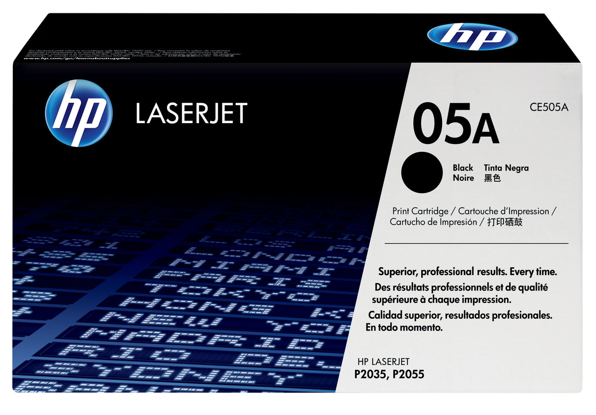 HP 05A - Negro - original - LaserJet - cartucho de tóner (CE505A) - para LaserJet P2035, P2035n, P2055, P2055d, P2055dn, P2055x Guatemala