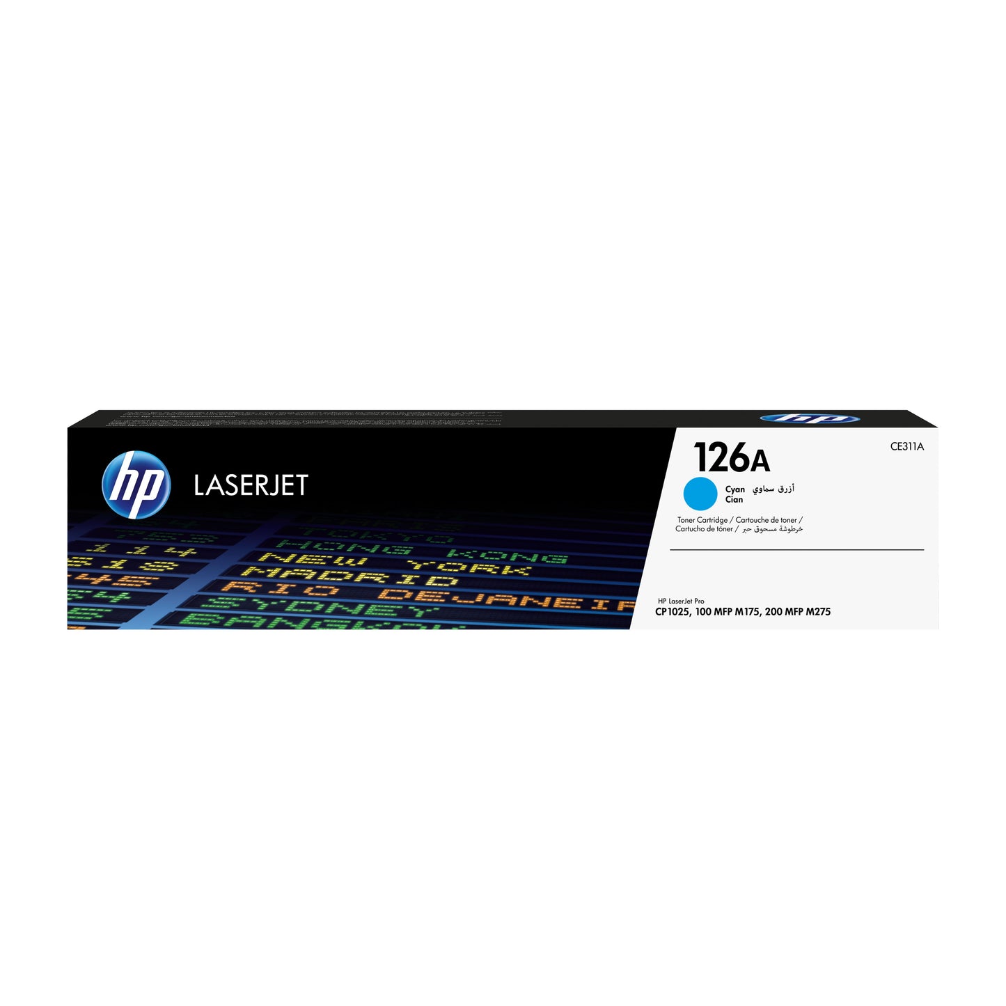 HP 126A - Cián - original - LaserJet - cartucho de tóner (CE311A) - para Color LaserJet Pro CP1025 LaserJet Pro MFP M175 TopShot LaserJet Pro M275 Guatemala