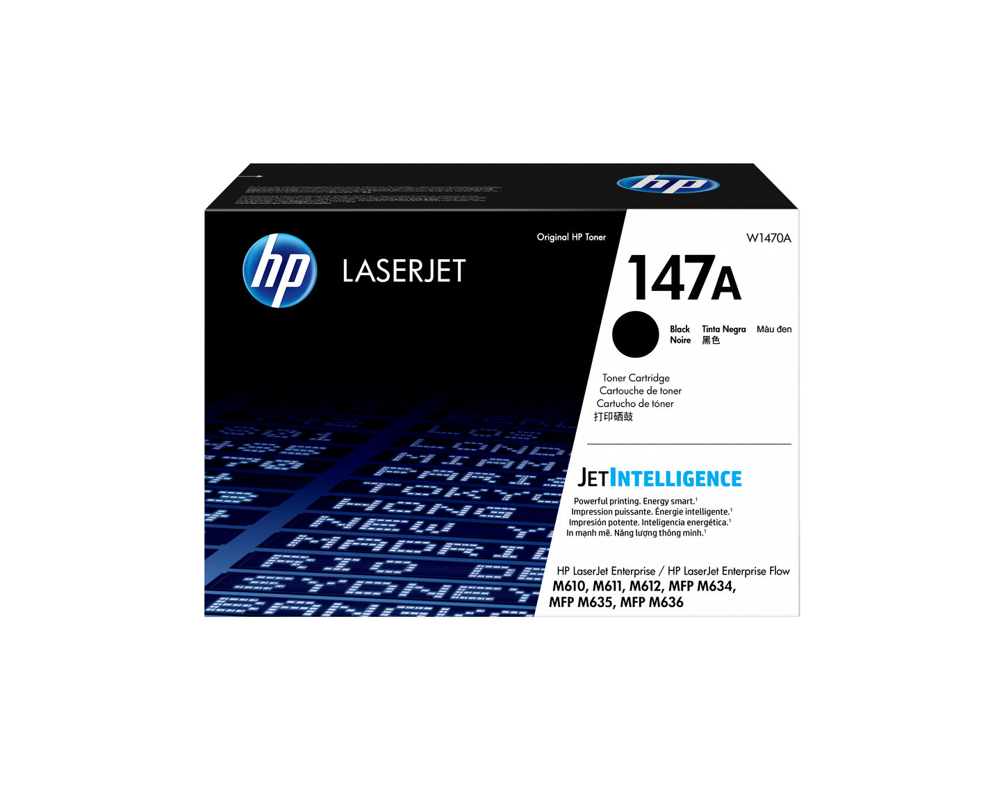 HP 147A - Negro - original - LaserJet - cartucho de tóner (W1470A) - para LaserJet Enterprise MFP M634 LaserJet Enterprise Flow MFP M634 MFP M635 MFP M636 Guatemala