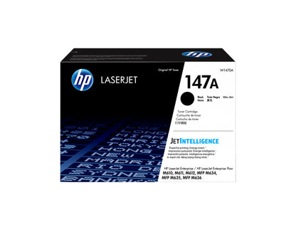HP 147A - Negro - original - LaserJet - cartucho de tóner (W1470A) - para LaserJet Enterprise MFP M634 LaserJet Enterprise Flow MFP M634 MFP M635 MFP M636 Guatemala