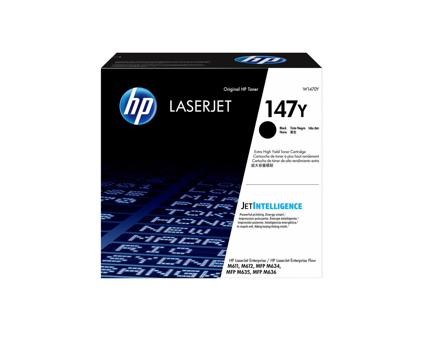 HP 147Y - Rendimiento extra alto - negro - original - LaserJet - cartucho de tóner (W1470Y) - para LaserJet Enterprise MFP M634 MFP M637 LaserJet Enterprise Flow MFP M634 MFP M635 Guatemala