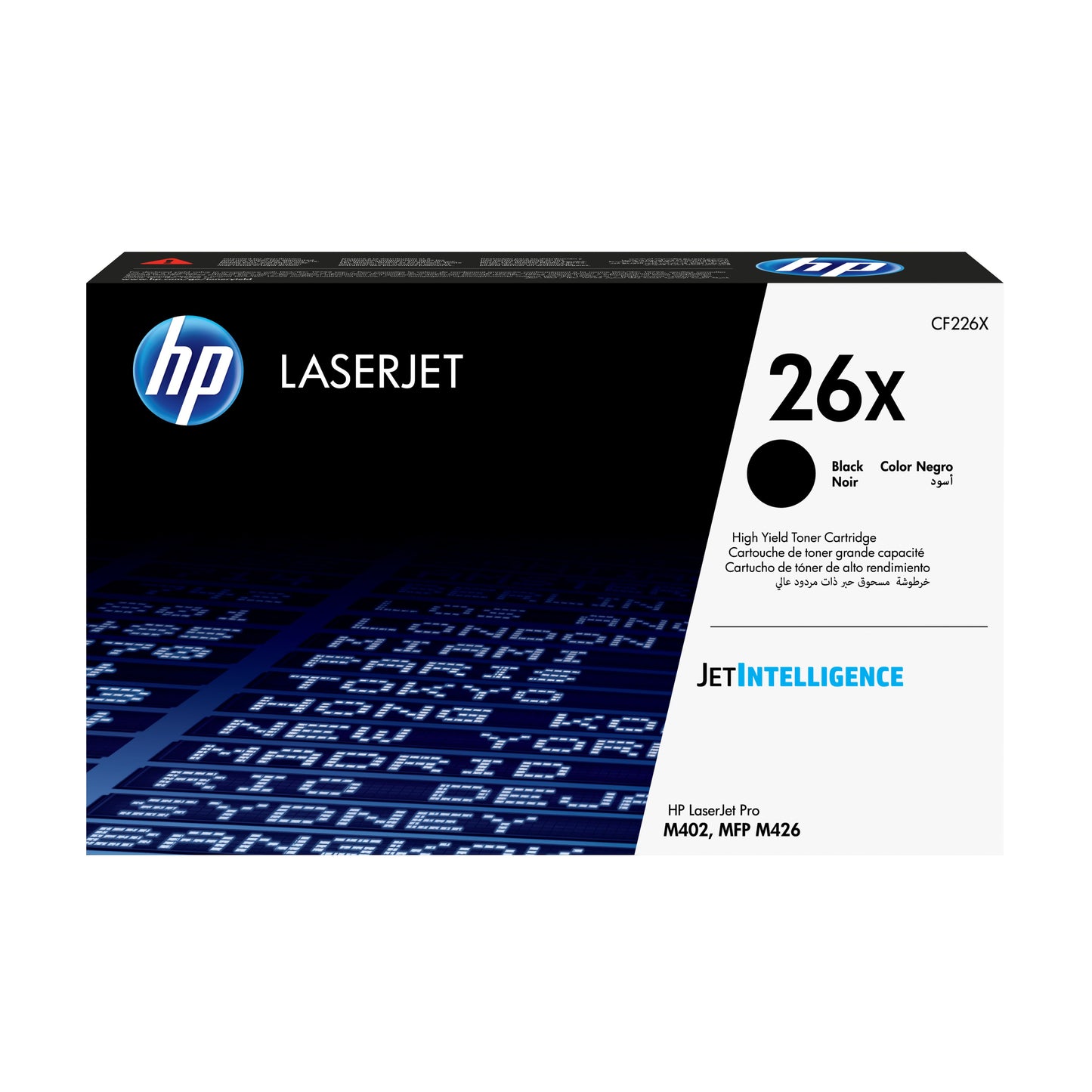 HP 26X - Alto rendimiento - negro - original - LaserJet - cartucho de tóner (CF226X) - para LaserJet Pro M402 MFP M426 Guatemala