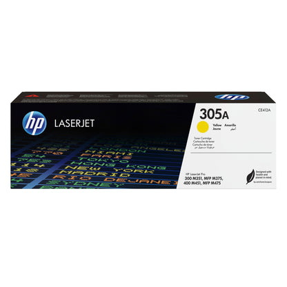 HP 305A - Amarillo - original - LaserJet - cartucho de tóner (CE412A) - para LaserJet Pro 300 M351 400 M451 MFP M375 MFP M475 Guatemala