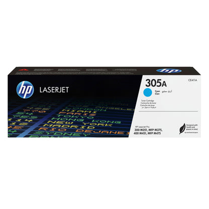 HP 305A - Cián - original - LaserJet - cartucho de tóner (CE411A) - para LaserJet Pro 300 M351 400 M451 MFP M375 MFP M475 Guatemala