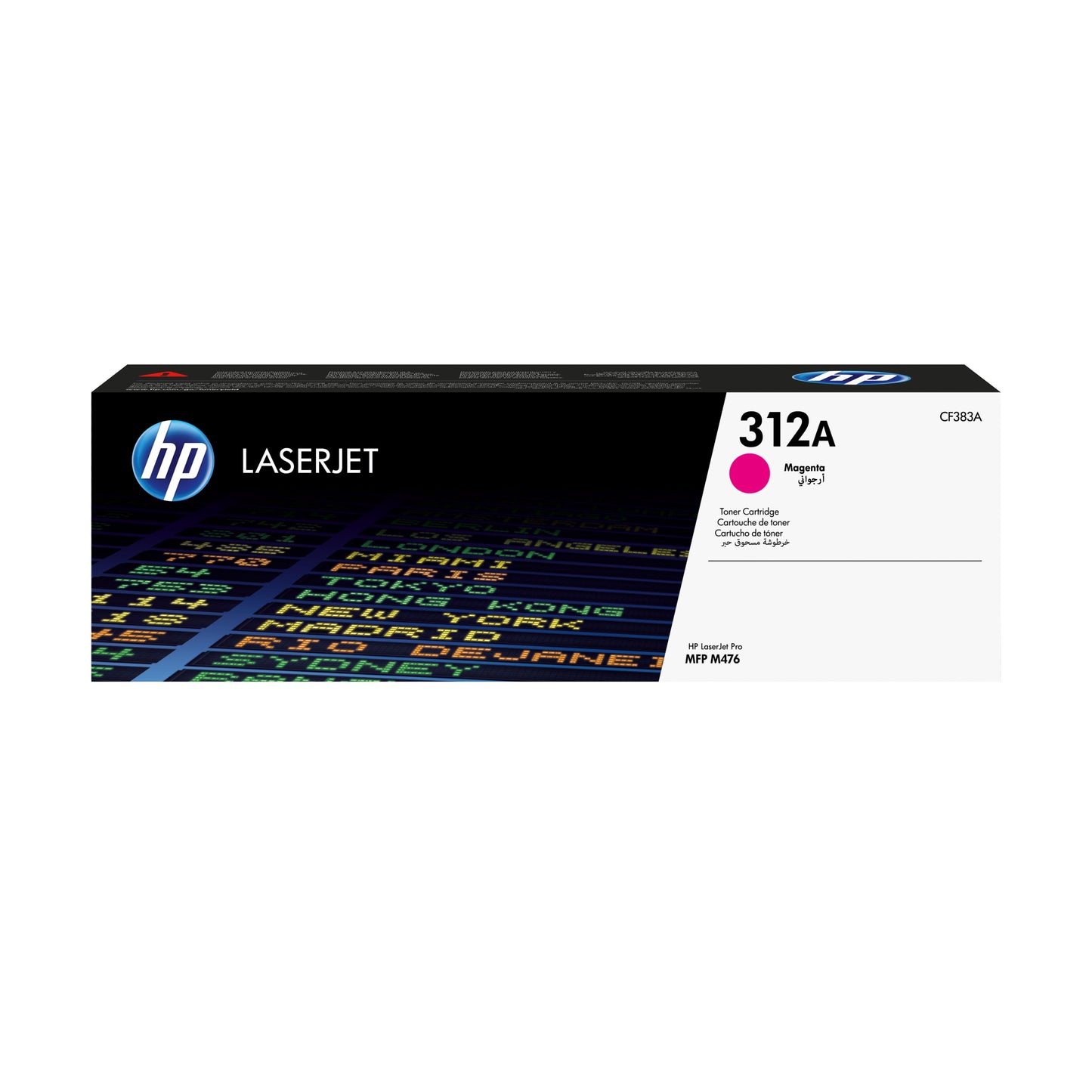 HP 312A - Magenta - original - LaserJet - cartucho de tóner (CF383A) - para Color LaserJet Pro MFP M476dn MFP M476dw MFP M476nw Guatemala