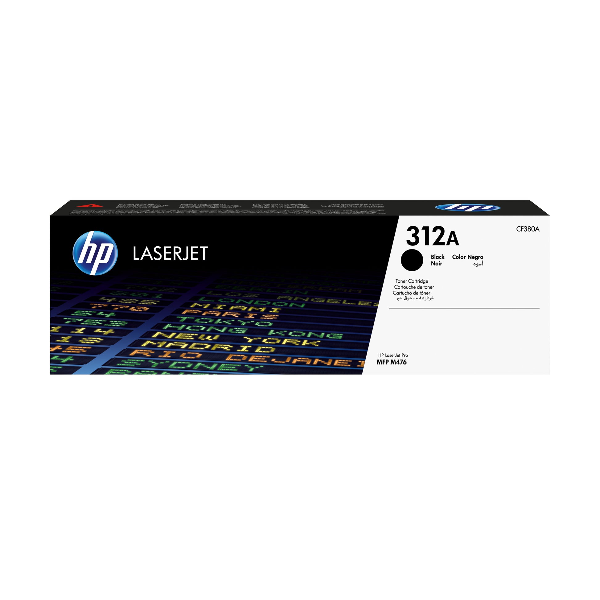 HP 312A - Negro - original - LaserJet - cartucho de tóner (CF380A) - para Color LaserJet Pro MFP M476dn MFP M476dw MFP M476nw Guatemala