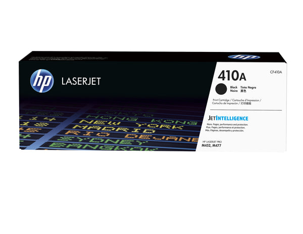 HP 410A - Negro - original - LaserJet - cartucho de tóner (CF410A) - para Color LaserJet Pro M452, MFP M377, MFP M477 Guatemala