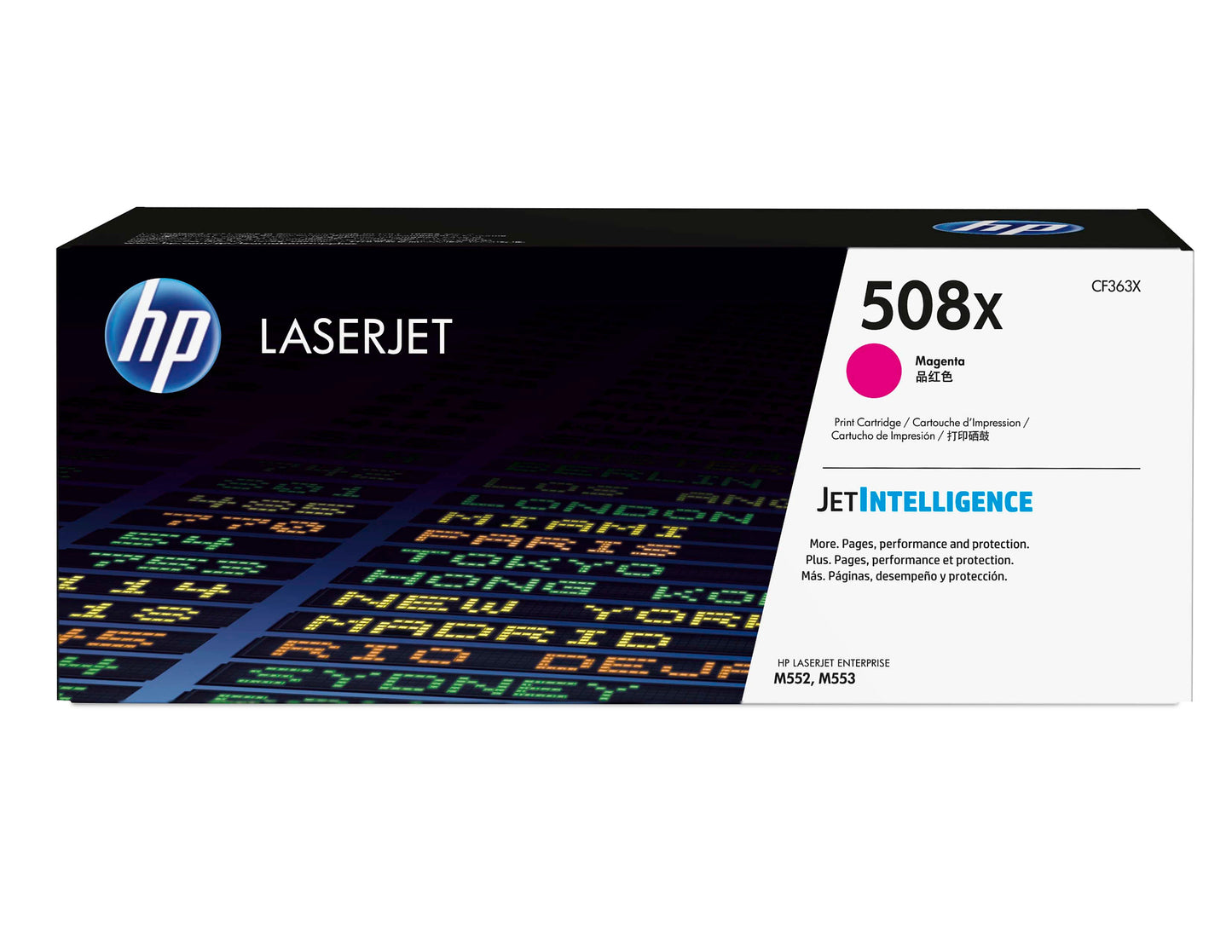HP 508X - Alto rendimiento - magenta - original - LaserJet - cartucho de tóner (CF363X) - para LaserJet Enterprise MFP M577 LaserJet Enterprise Flow MFP M577 Guatemala