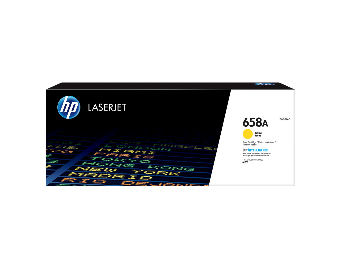 HP 658A - Amarillo - original - LaserJet - cartucho de tóner (W2002A) - para Color LaserJet Enterprise M751dn M751n Guatemala
