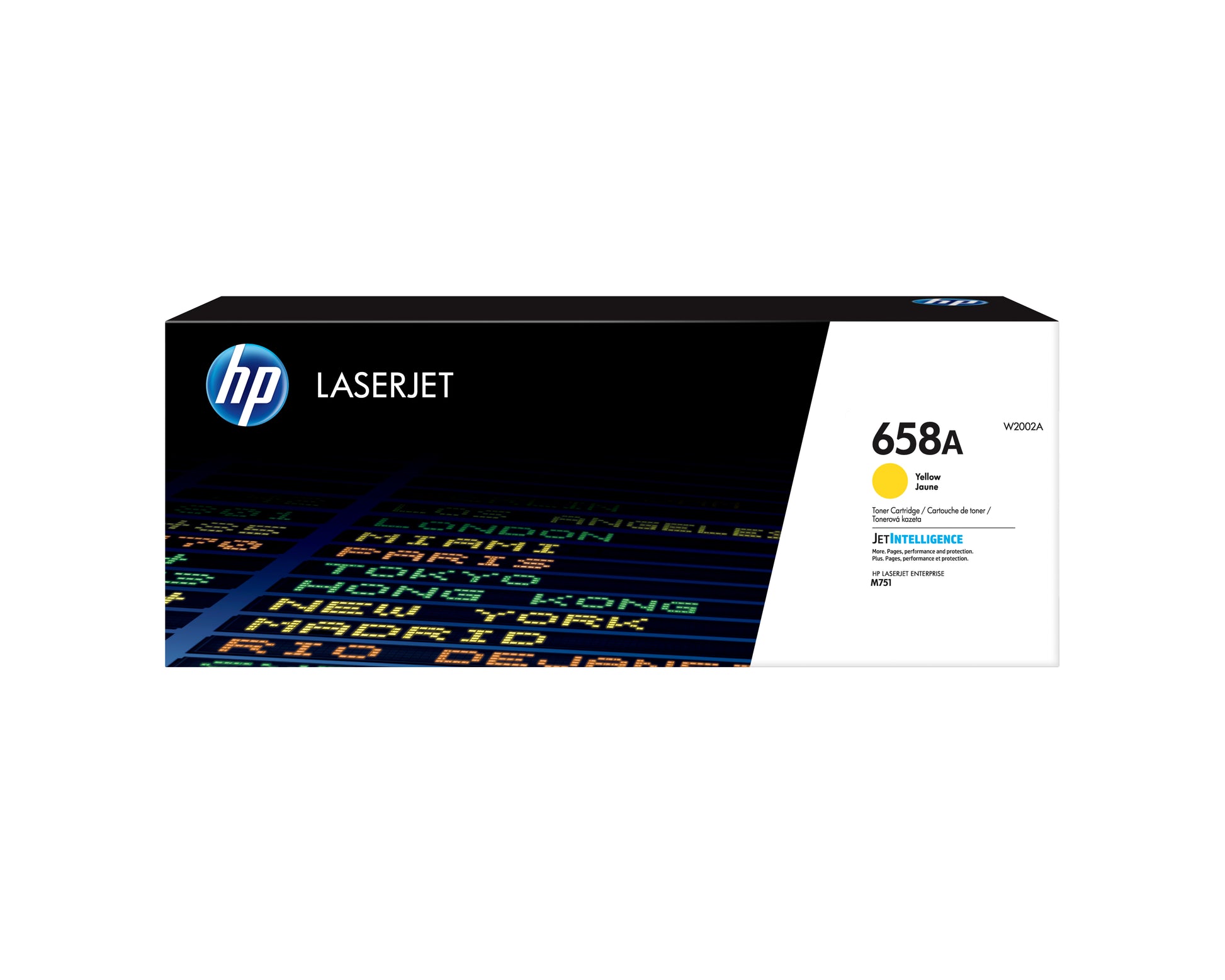 HP 658A - Amarillo - original - LaserJet - cartucho de tóner (W2002A) - para Color LaserJet Enterprise M751dn M751n Guatemala