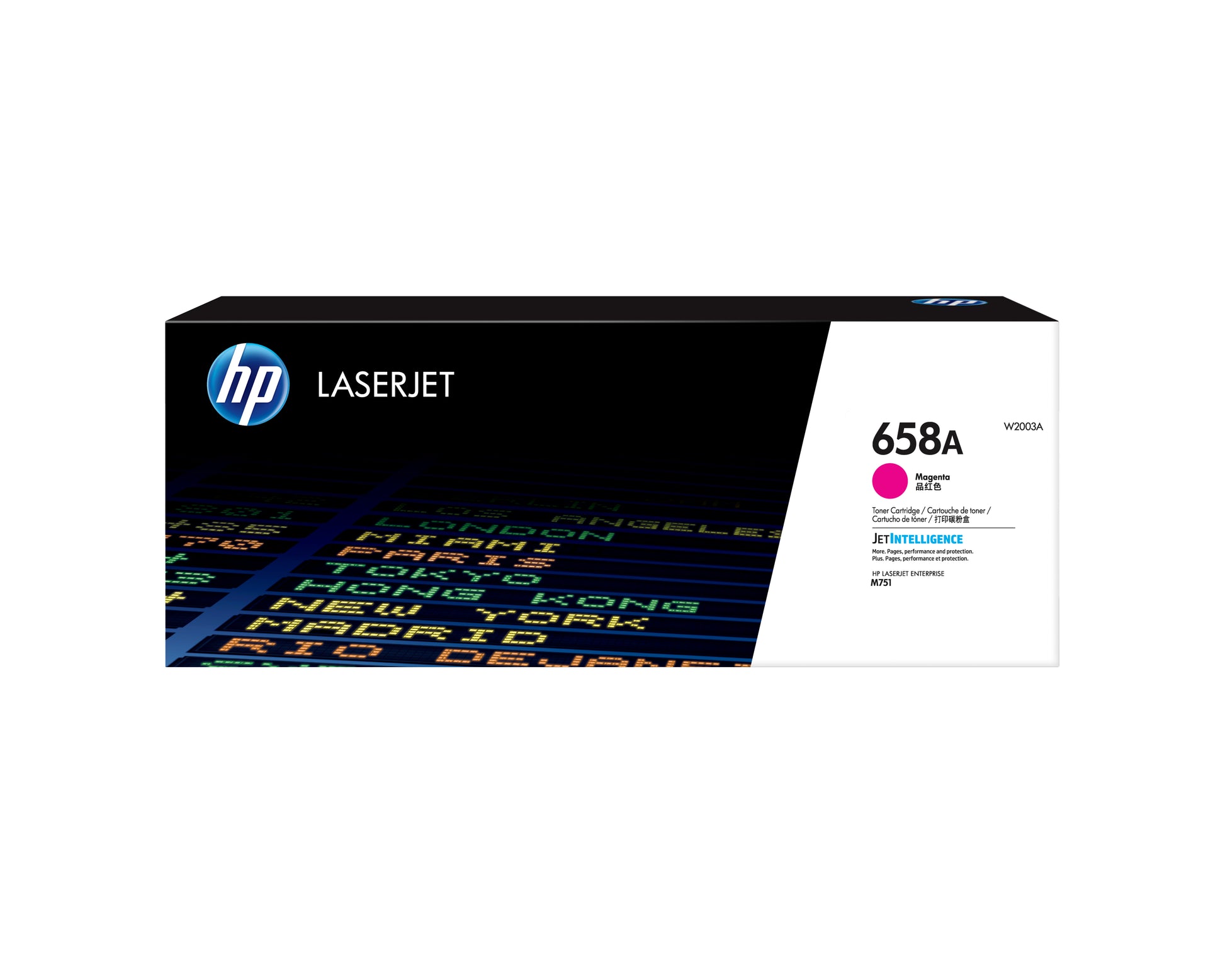 HP 658A - Magenta - original - LaserJet - cartucho de tóner (W2003A) - para Color LaserJet Enterprise M751dn, M751n Guatemala