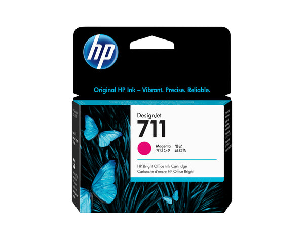 HP 711 - 29 ml - magenta - original - DesignJet - cartucho de tinta - para DesignJet T100 T120 T120 ePrinter T125 T130 T520 T520 ePrinter T525 T530 Guatemala
