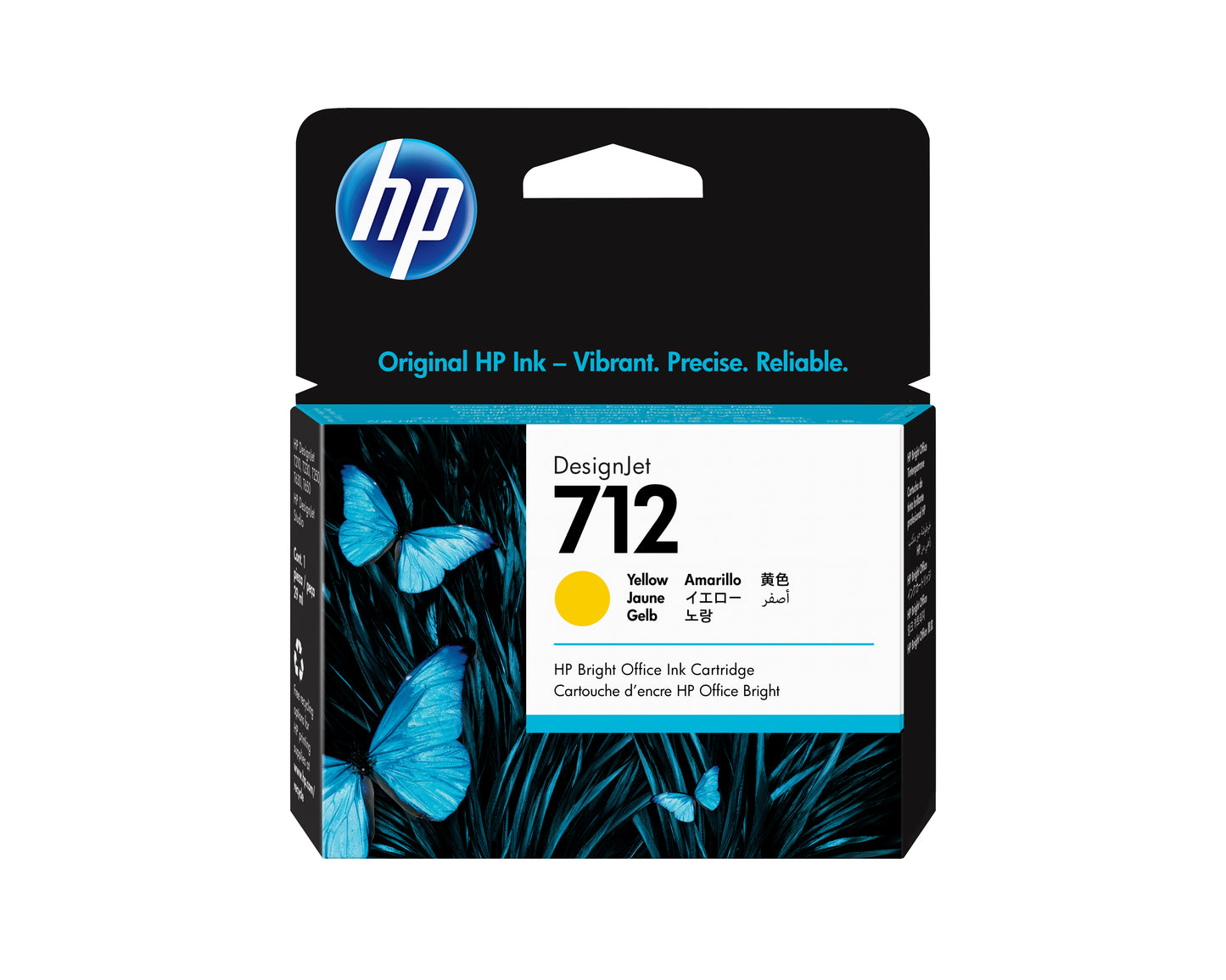 HP 712 - 29 ml - amarillo - original - DesignJet - cartucho de tinta - para DesignJet Studio T210 T230 T250 T630 T650 Guatemala