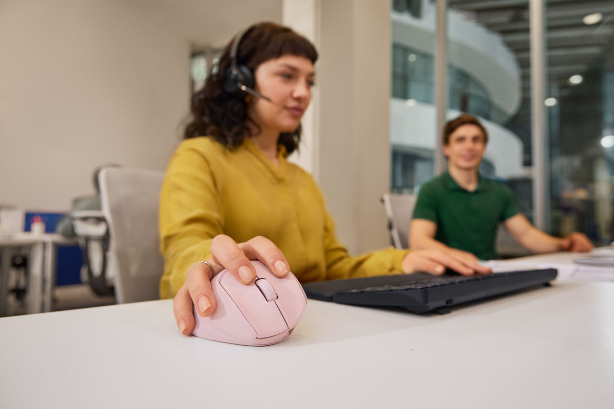 HP - 720M - Mouse - Bluetooth - Wireless - Pink - Tilt Ergonomic Guatemala