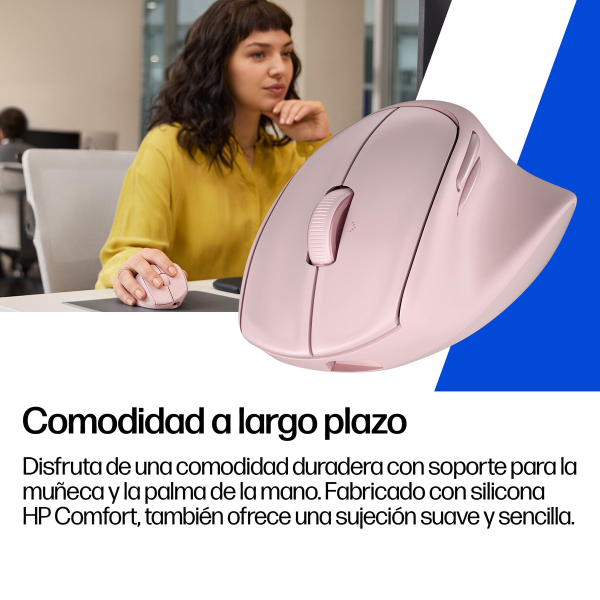 HP - 720M - Mouse - Bluetooth - Wireless - Pink - Tilt Ergonomic Guatemala