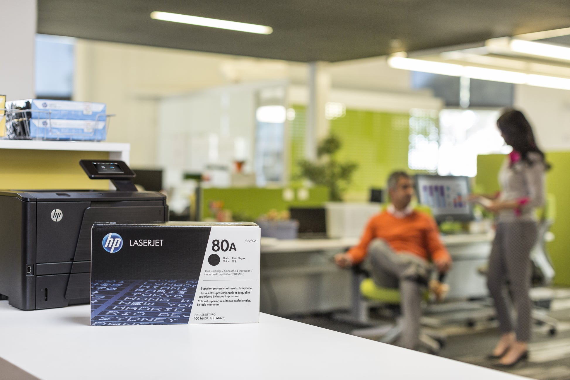 HP 80A - Negro - original - LaserJet - cartucho de tóner (CF280A) - para LaserJet Pro 400 M401 MFP M425 Guatemala