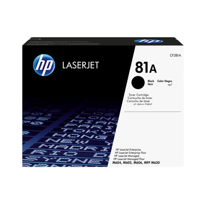 HP 81A - Negro - original - LaserJet - cartucho de tóner (CF281A) - para LaserJet Enterprise M632 MFP M630 LaserJet Enterprise Flow MFP M630 Officejet Pro 8730 Guatemala