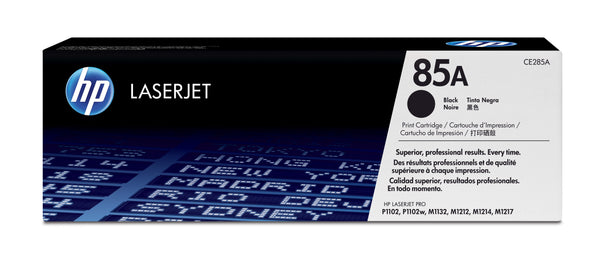 HP 85A - Negro - original - LaserJet - cartucho de tóner (CE285A) - para LaserJet Pro M1132 MFP, M1212nf MFP, M1217nfw MFP, P1102, P1102s, P1102W, P1109, P1109W Guatemala