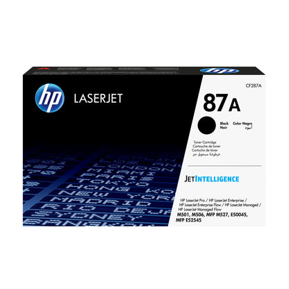 HP 87A - Negro - original - LaserJet - cartucho de tóner ( CF287A ) - para LaserJet Enterprise Flow MFP M527 M506 MFP M527 LaserJet Pro MFP M527 Guatemala