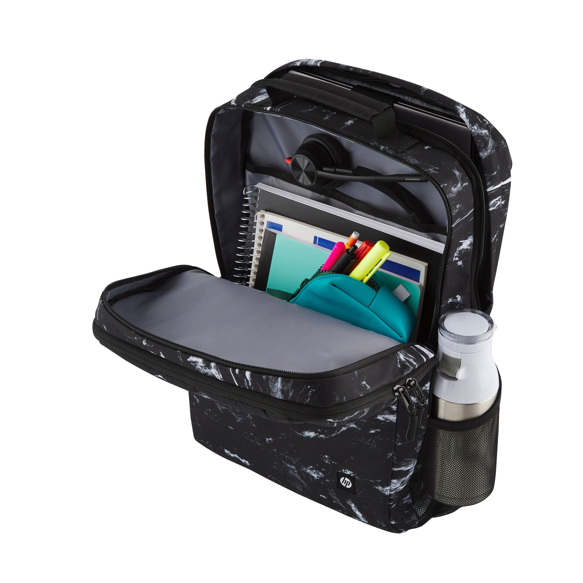 HP - Campus XL - mochila para transporte de portátil - 16.1" - mármol piedra Guatemala