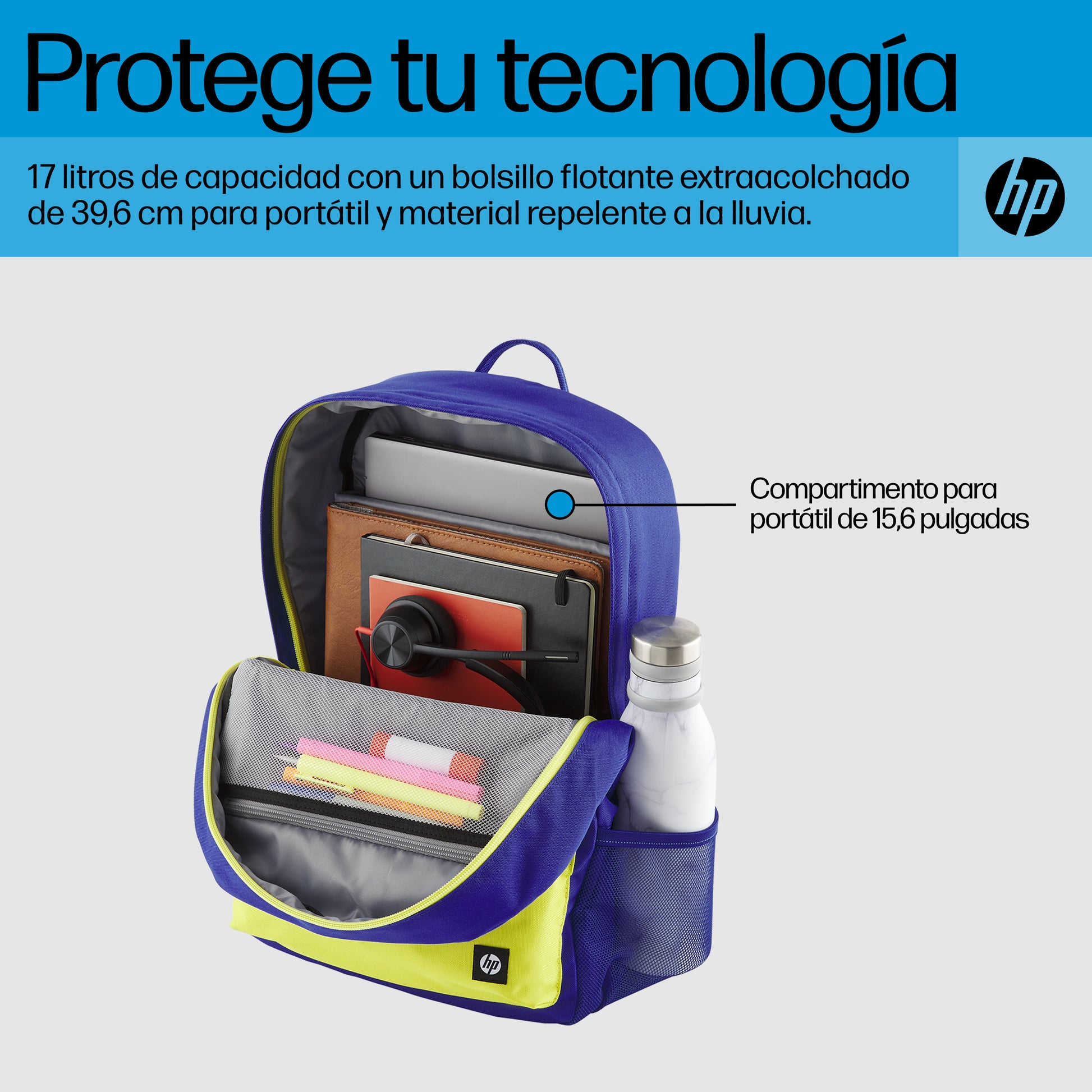 HP - Carrying backpack - Campus BLU BPk Guatemala
