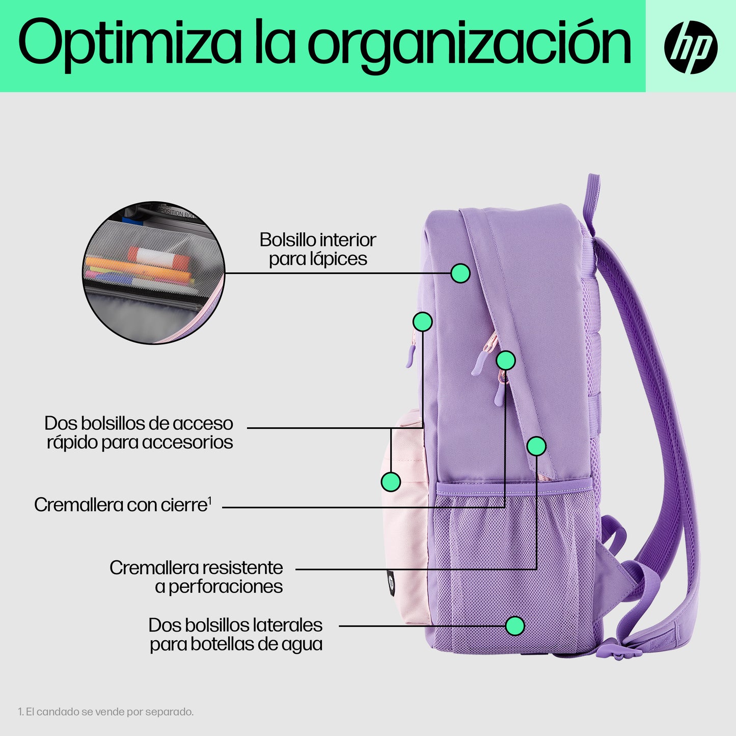 HP - Carrying backpack - Campus LVR BPk Guatemala