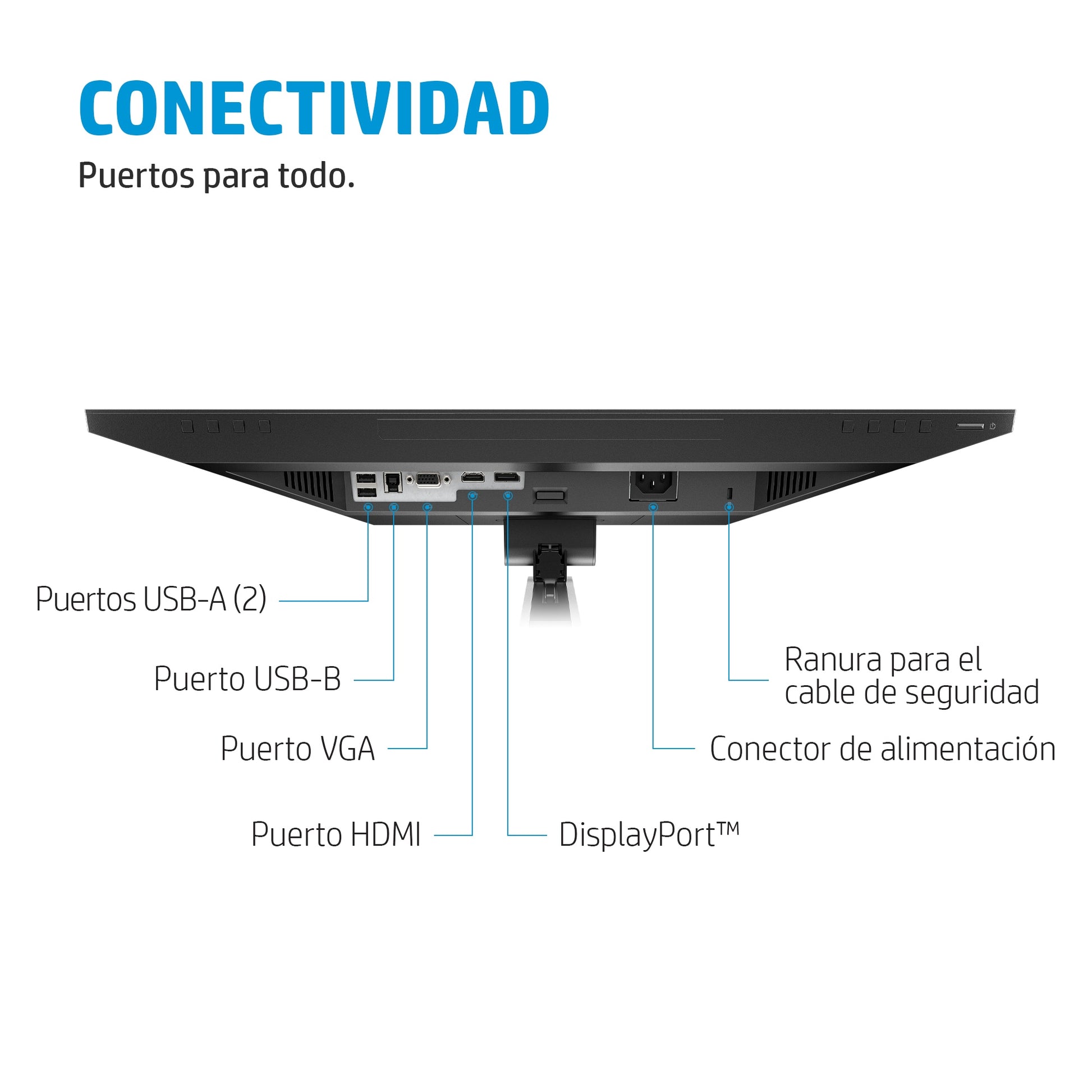 HP E24mv G4 Conferencing Monitor - E-Series - monitor LED - 23.8\" - 1920 x 1080 Full HD (1080p) @ 60 Hz - IPS - 250 cd/m² - 1000:1 - 5 ms - HDMI VGA DisplayPort - altavoces - plata cabezal negro Guatemala