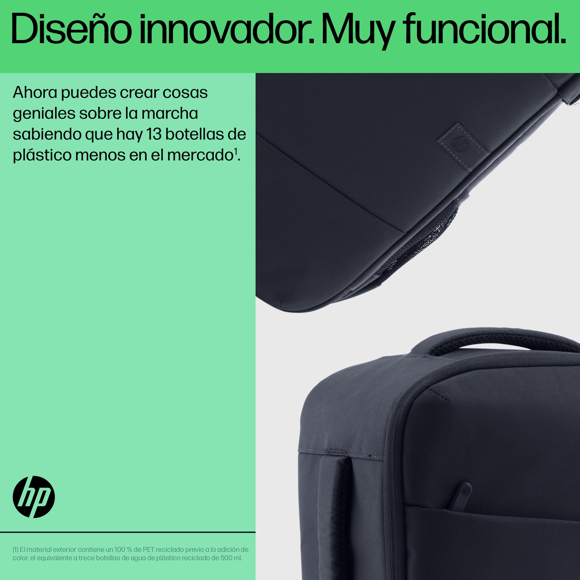 HP - Edición Creator - mochila para transporte de portátil - 16.1\" - azul marino oscuro - para OMEN Transcend by HP Laptop 16 Victus by HP Laptop 15 Laptop 15 Pavilion x360 Laptop Guatemala