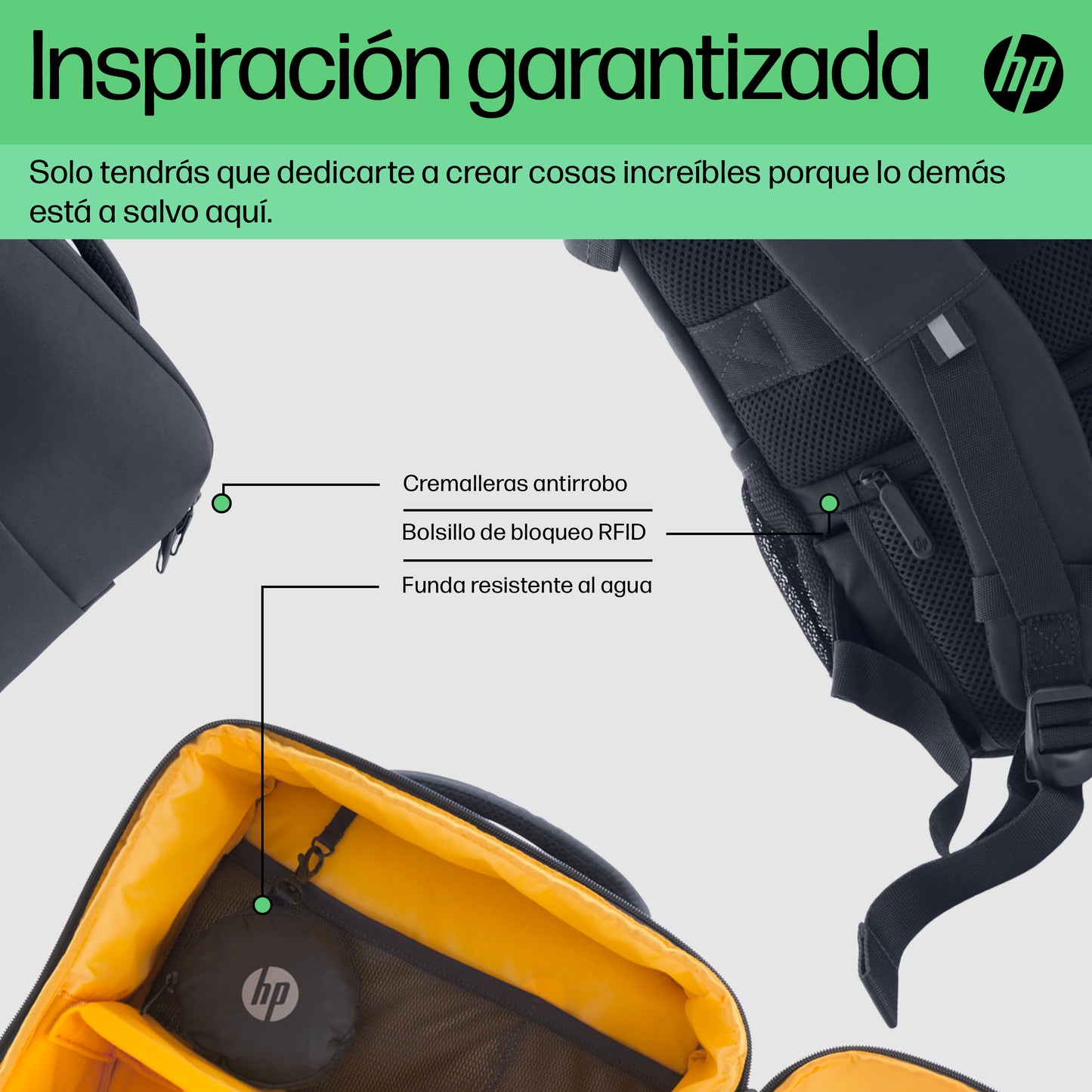 HP - Edición Creator - mochila para transporte de portátil - 16.1\" - azul marino oscuro - para OMEN Transcend by HP Laptop 16 Victus by HP Laptop 15 Laptop 15 Pavilion x360 Laptop Guatemala