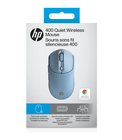 HP - Mouse - Wireless - 400 Quiet Blue Wireless Mouse Guatemala