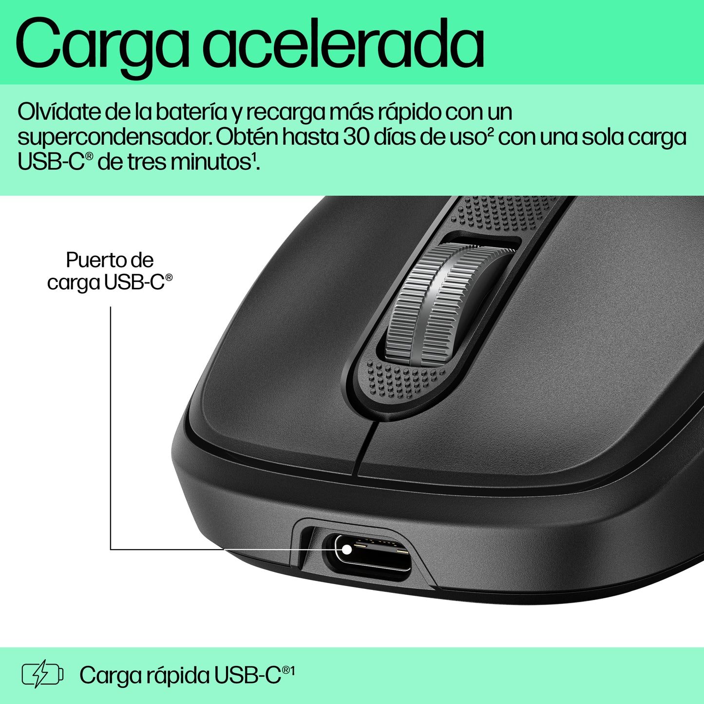 HP - Mouse - Wireless - 9C2F6AA#ABA Guatemala
