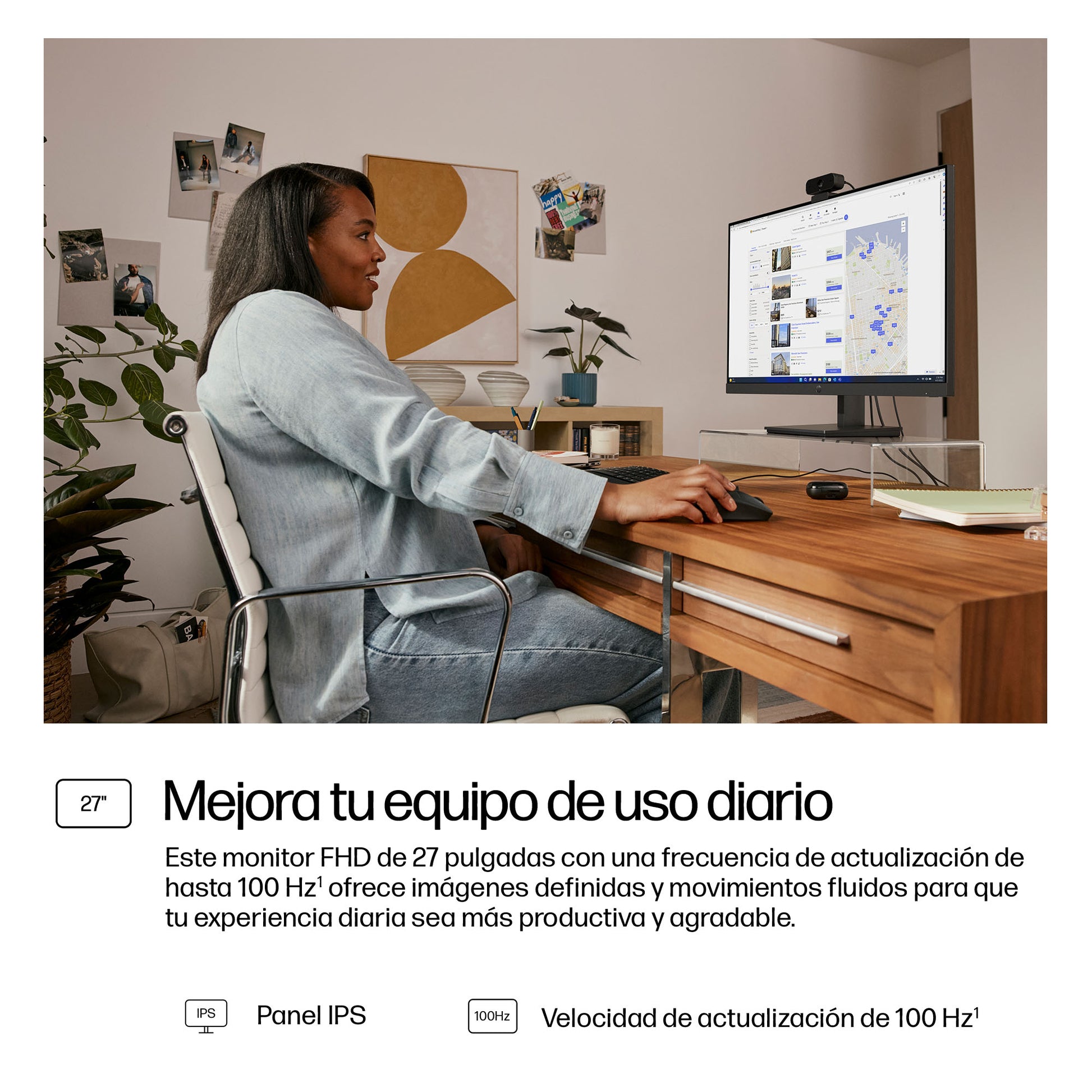 HP S3 Pro - 27" - 1920 x 1080 - IPS - DisplayPort / HDMI - 100Hz Guatemala