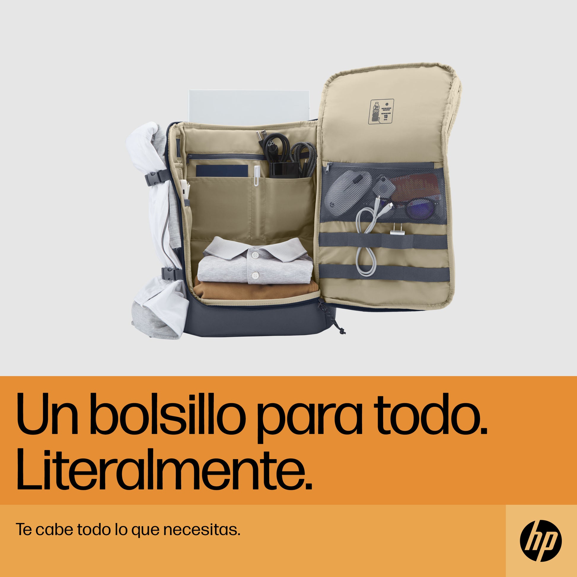HP Travel - Mochila para transporte de portátil - hasta 156\" - hierro forjado - para Victus by HP Laptop 15 Laptop 15 15s Pavilion x360 Laptop Pro x360 Guatemala